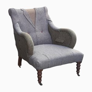 Victorian Armchair Upholstered as a Jacket