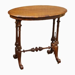 Victorian Rosewood Occassional Side Lamp Table