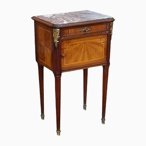 Late 19th Century French Kingwood & Mahogany Bedside Cabinet, 1890s