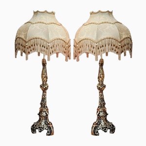 Lampes de Bureau en Laiton, 1920s, Set de 2