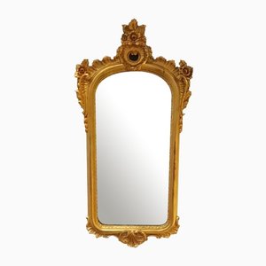 Specchio vittoriano con cornice dorata, fine XIX secolo