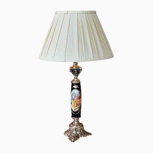 Early 20th Century Gilt Metal Mounted Porcelain Table Lamp, 1920s