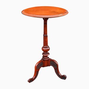 Lámpara de mesa victoriana de caoba