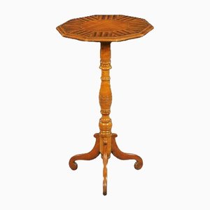 Victorian Specimen Wood Occasional Lamp Table