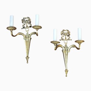 Late 19th Century Gilt Bronze Wall Lamps by F.C Osler, 1890s, Set of 2
