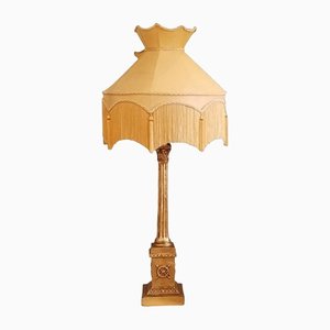 Early 20th Century Gilt Gesso Table Lamp, 1920s