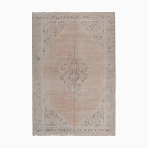 Türkischer Vintage Karapinar Vintage Teppich im venezianischen Stil