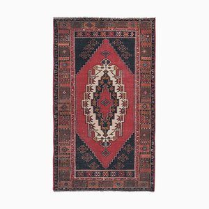 Vintage Anatolian Red Oushak Rug, 1970s