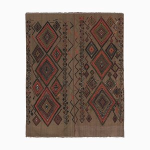 Vintage Turkish Kilim Flat Weave Area Rug