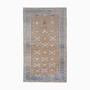 Vintage Anatolian Wool Hand-Knotted Village Rug