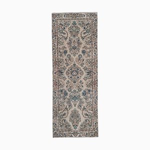 Tapis de Couloir Floral Vintage, Turquie, 1970s