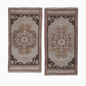 Hand Knotted Entryway Rug, Set of 2