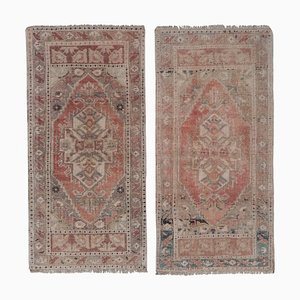 Turkish Muted Neutral Color Rug, Set of 2