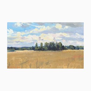 Tony Reniers, Landscape Painting, 1988, Oil on Panel