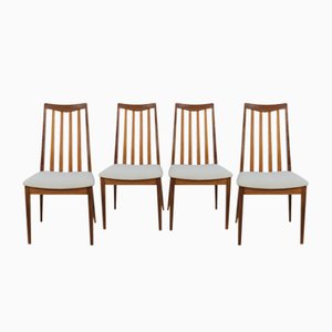 Mid-Century Teak Dining Chairs by Leslie Dandy for G-Plan, 1960s, Set of 4