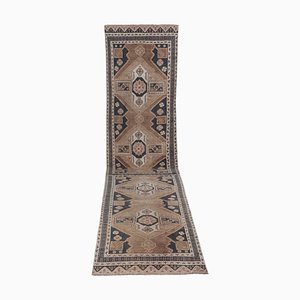 Vintage Neoclassical Turkish Oushak Runner Rug