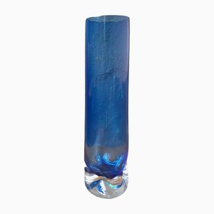 Blaue Vase aus Muranoglas von Made Murano Glass