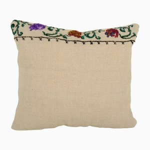 Square Embroidered Handmade Cushion Cover