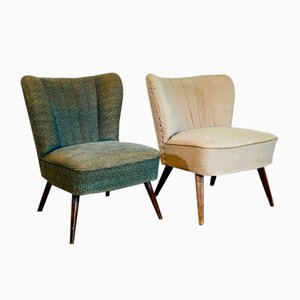 Mid-Century Cocktail Armchairs, 1950s, Set of 2