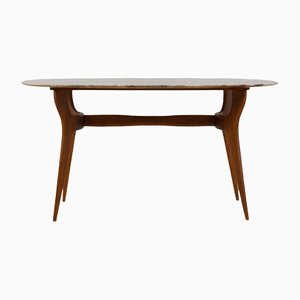 Italian Dining Table with Marble Top in the Style of Ico Parisi, 1950s