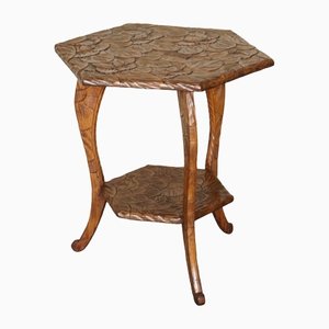 Early 19th Century Hand Carved Occasional Lamp Table from Liberty