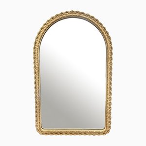 Vintage Halls Galvo White and Gold Wall Mirror from John Halls, 1950s