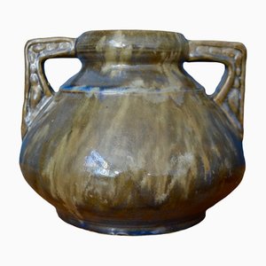 Art Nouveau Stoneware Vase, 1890s