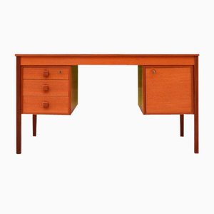 Danish Modern Teak Desk from Domino Mobler Denmark, 1960