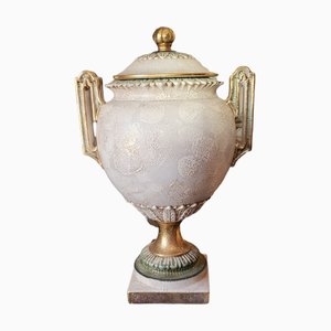 Italienische Vintage Urne aus Porzellan