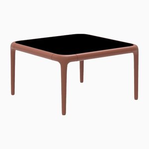 50 Xaloc Salmon Coffee Table with Glass Top from Mowee