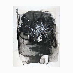 Doïna Vieru, Fenetre, 2022, Aquarell, Tusche und Collage auf Papier