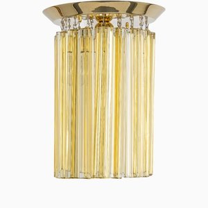 Petite Murano Glass Flush Mount Light by Venini for Kalmar, Austria, 1970s