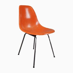 Orangefarbener DSX Stuhl aus Acrylglas von Eames für Herman Miller