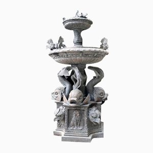 Vintage Italian Garden Fountain, 1920s