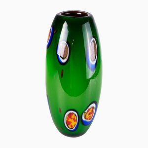 Murano Glass Vase by Paolo Crepax for Belvetro Murano