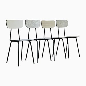 Dining Chairs in Plywood, Set of 4