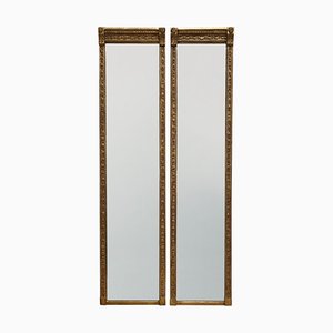 Miroirs en Bois Doré, Angleterre, 19ème Siècle, Set de 2