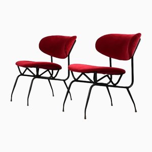 Armchairs by Gastone Rinaldi, 1950s, Set of 4