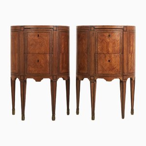 Twin Chests in Wood, Set of 2
