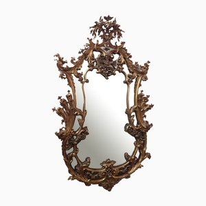 Specchio antico dorato, fine XIX secolo