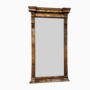 Classical Patinated Golden Mirror
