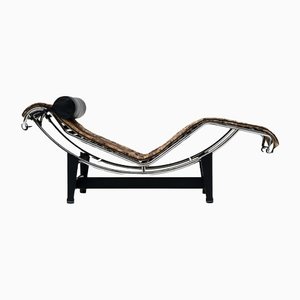 LC4 Pampas Skin Chaise Lounge by Le Corbusier for Cassina, 2000s
