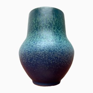Mid-Century German Minimalist Ceramic Vase from Karlsruher Majolika, 1960s