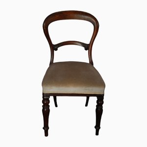 Biedermeier Dining Chair in Mahogany, 1840s