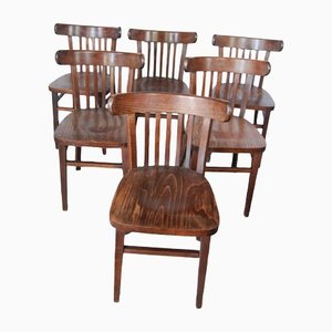 Frankfurt Chairs in Beech, 1935, Set of 6