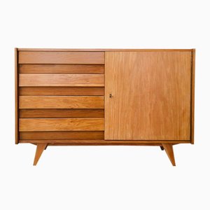 Oak Model U-453 Sideboard by Jiri Jiroutek, 1970s