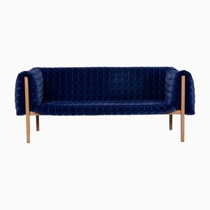 Blaues Drei-Sitzer Sofa aus Ruché von Ligne Roset