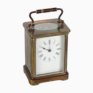 Bronze & Glass Travel Clock