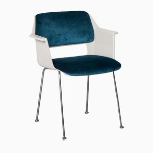 Blaugrüner Stratus Stuhl von AR Cordemeyer für Gispen, 1970er