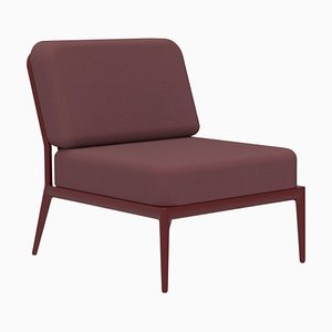 Ribbons Burgundy Central Sofa from Mowee
